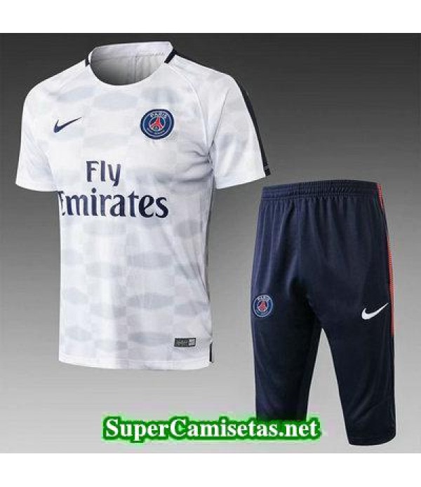 camiseta entrenamiento PSG Blanco-01 2017 2018