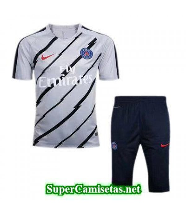 camiseta entrenamiento PSG gris-01 2017 2018
