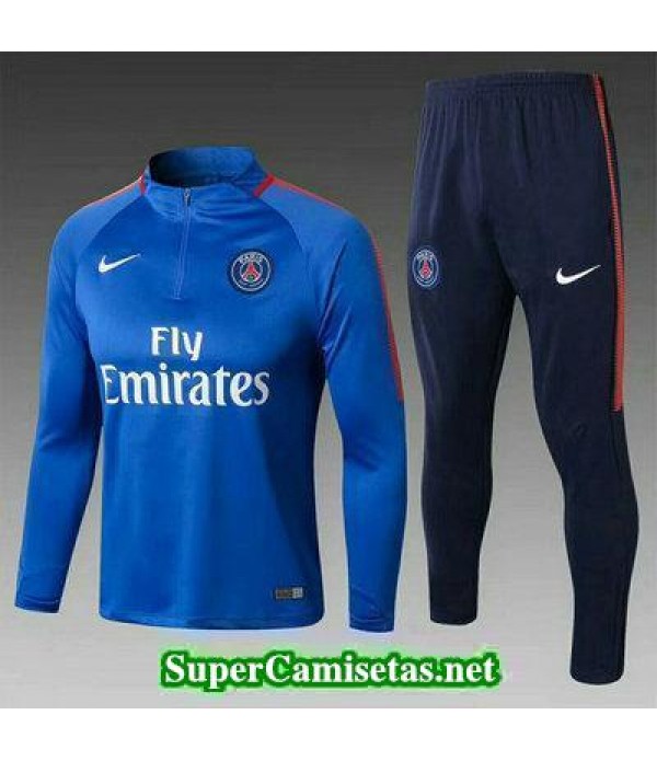 camiseta entrenamiento PSG ML Azul 2017 2018