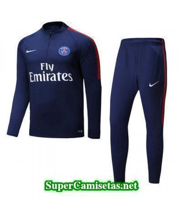 camiseta entrenamiento PSG ML Azul oscuro 2017 2018