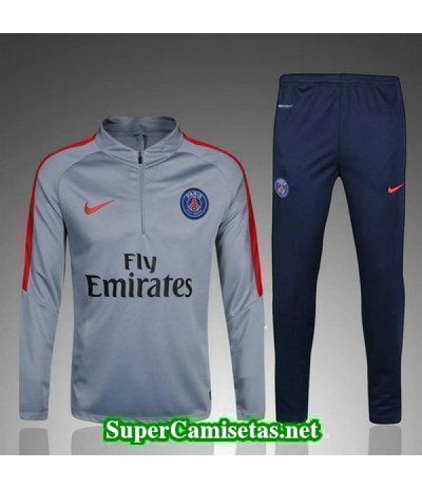camiseta entrenamiento PSG ML gris-01 2017 2018