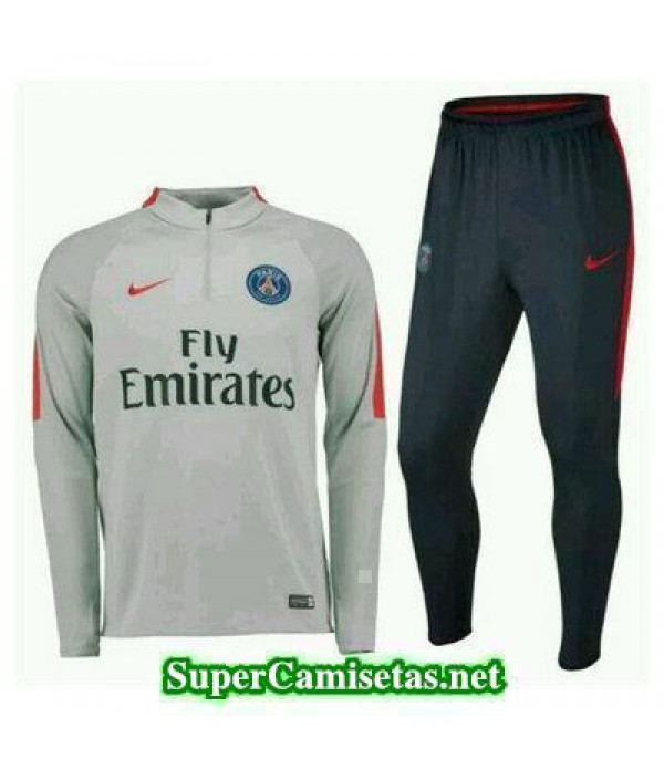 camiseta entrenamiento PSG ML gris 2017 2018