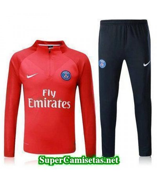 camiseta entrenamiento PSG ML Rojo 2017 2018