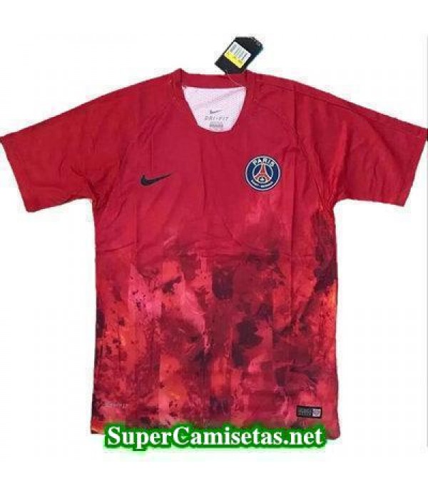 camiseta entrenamiento PSG rojo 2017 2018