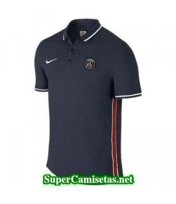 Camiseta polo PSG Azul oscuro 2015 2016