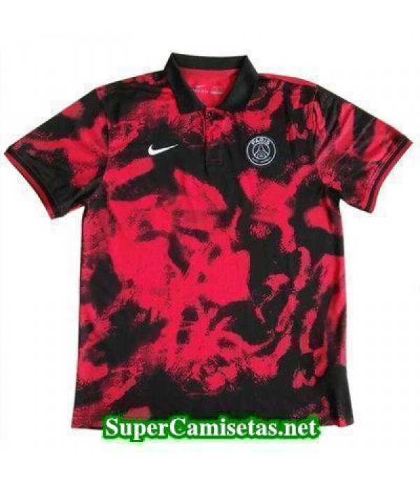 Camiseta polo PSG carmesi 2017 2018