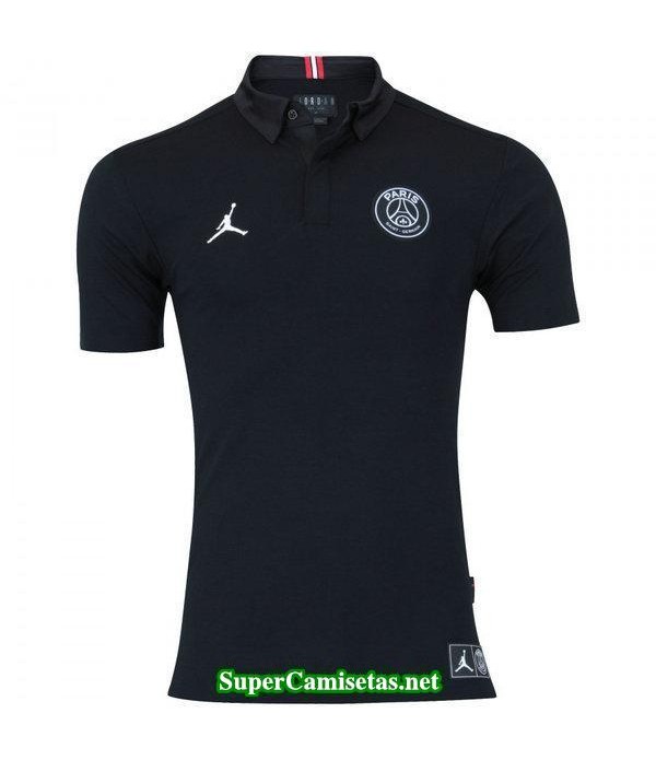 Camiseta polo PSG Negro-01 2018 2019