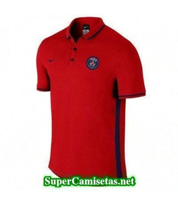 Camiseta polo PSG Rojo 2015 2016