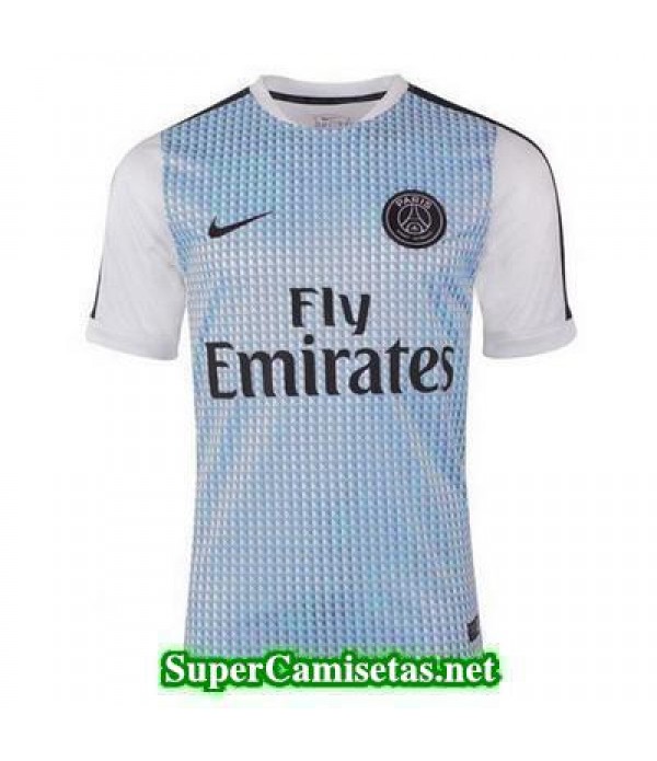 camiseta pre-partido PSG Azul Claro UCL 2015