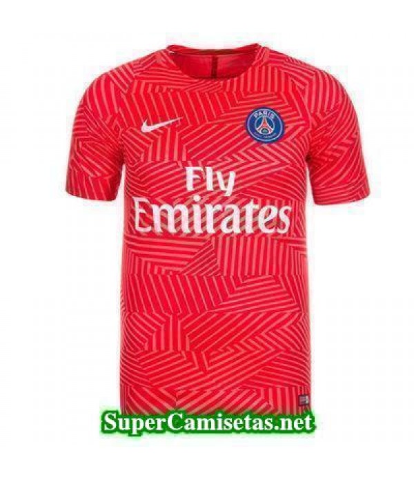 camiseta pre-partido PSG Rojo 2016 2017