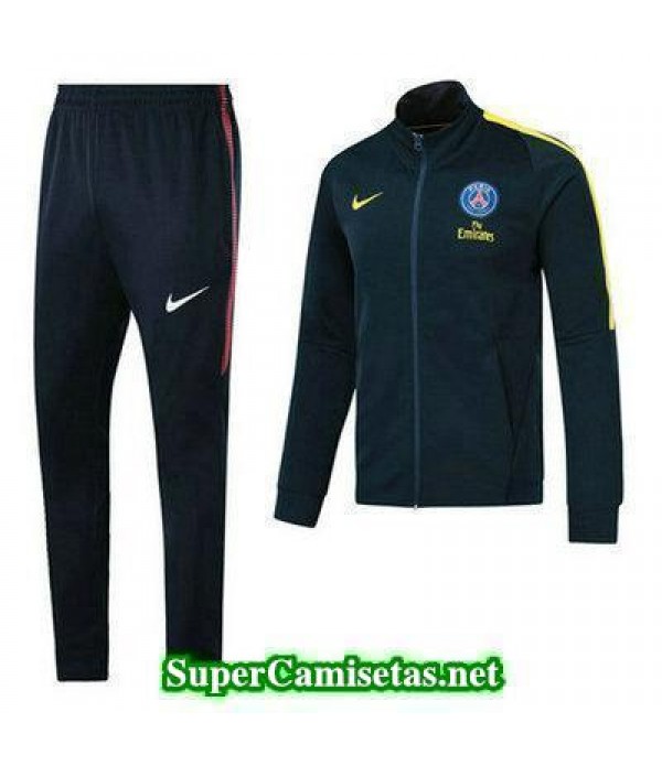Chaquetas PSG Azul oscuro 2017 2018 baratas