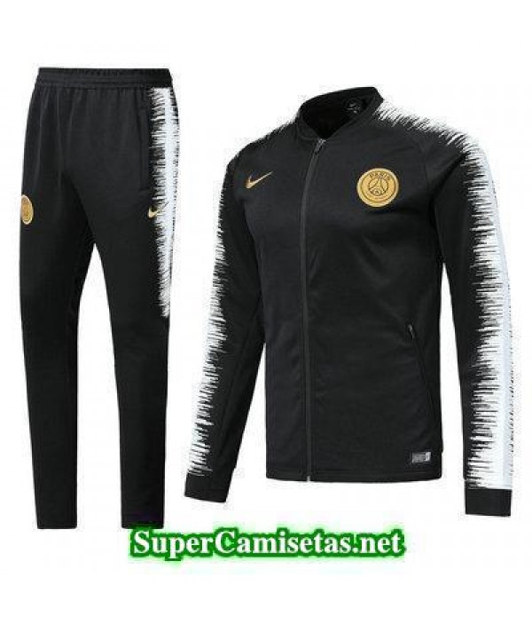 Chaquetas PSG Negro-01 2018 2019 baratas