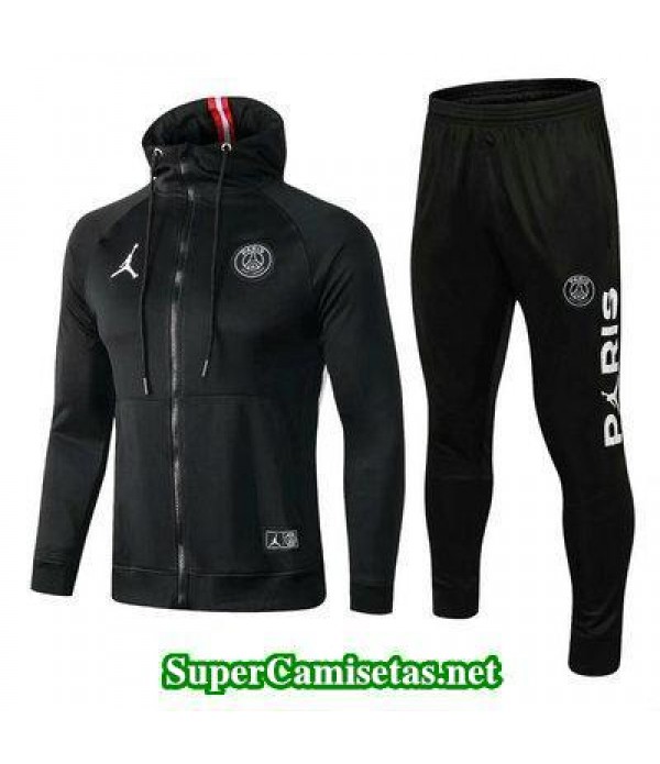 Chaquetas PSG Negro-02 2018 2019 baratas