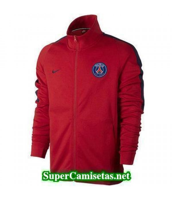 Chaquetas PSG rojo-01 2017 2018 baratas