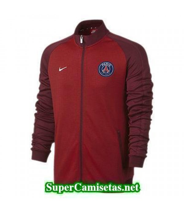 Chaquetas PSG Rouge 2016 2017 baratas