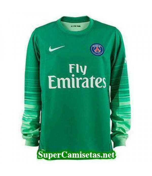 Portero Equipacion Camiseta PSG Manga Larga 2015/16