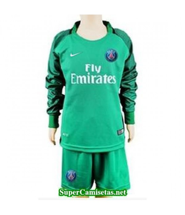 Portero Equipacion Camiseta PSG ML Ninos 2016/17