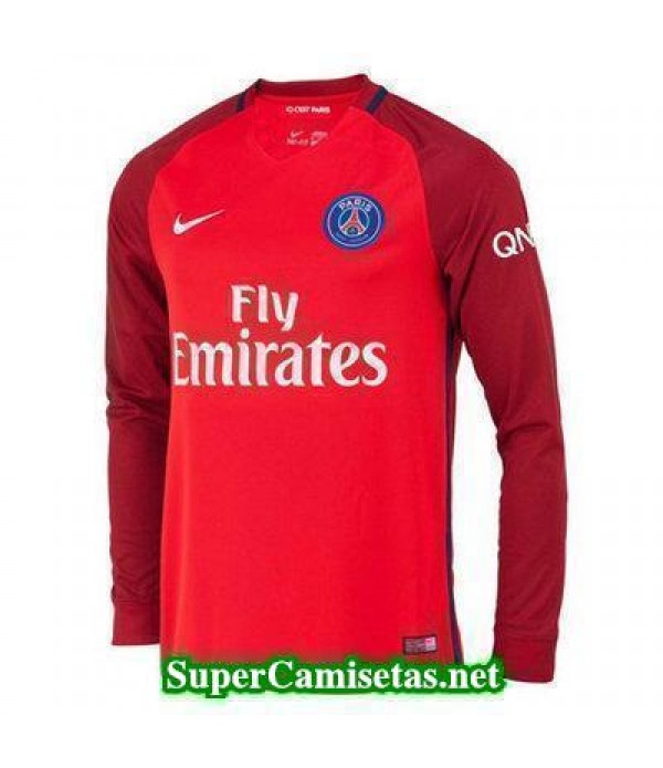 Segunda Equipacion Camiseta PSG Manga Larga 2016/17