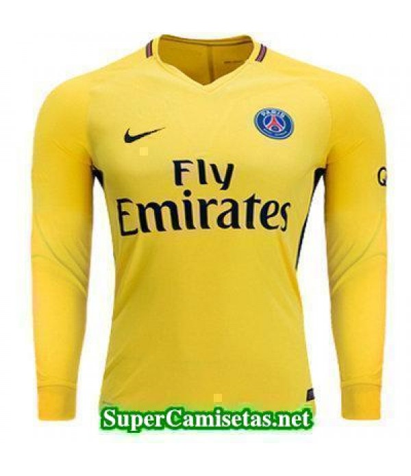Segunda Equipacion Camiseta PSG Manga Larga 2017/18
