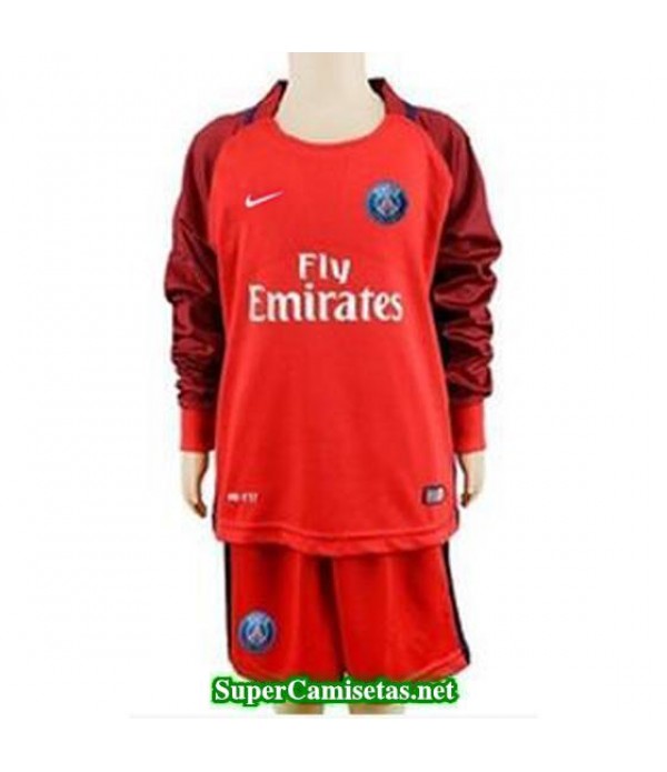 Segunda Equipacion Camiseta PSG ML Ninos 2016/17