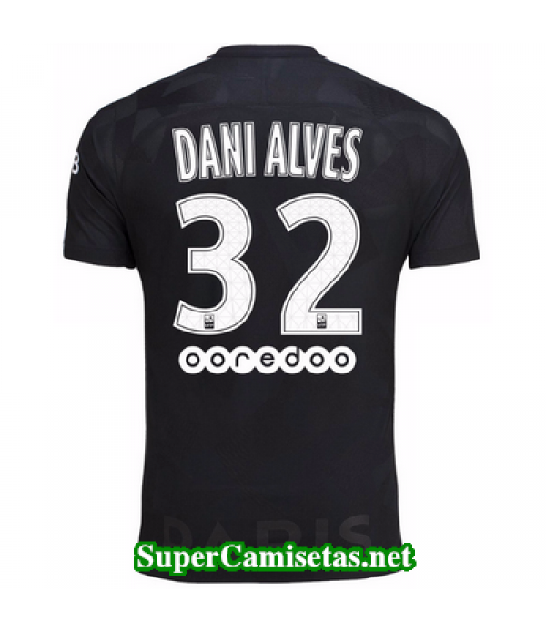 Tercera Equipacion Camiseta PSG Dani Alves 2017/18