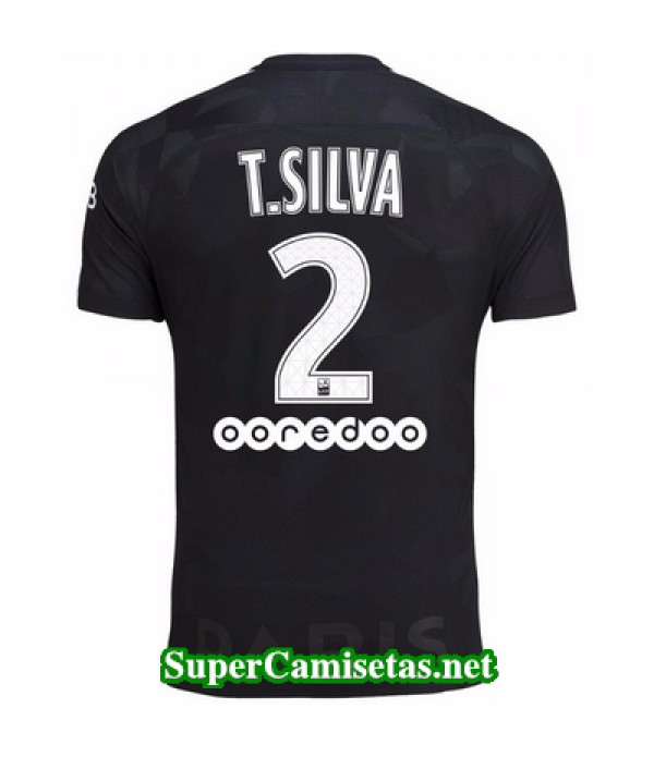 Tercera Equipacion Camiseta PSG T Silva 2017/18