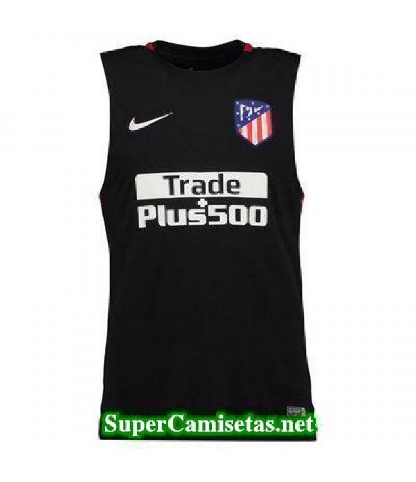 camiseta chaleco Atletico de Madrid Negro 2017 2018