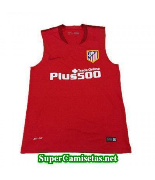 camiseta chaleco Atletico de Madrid Rojo 2015 2016