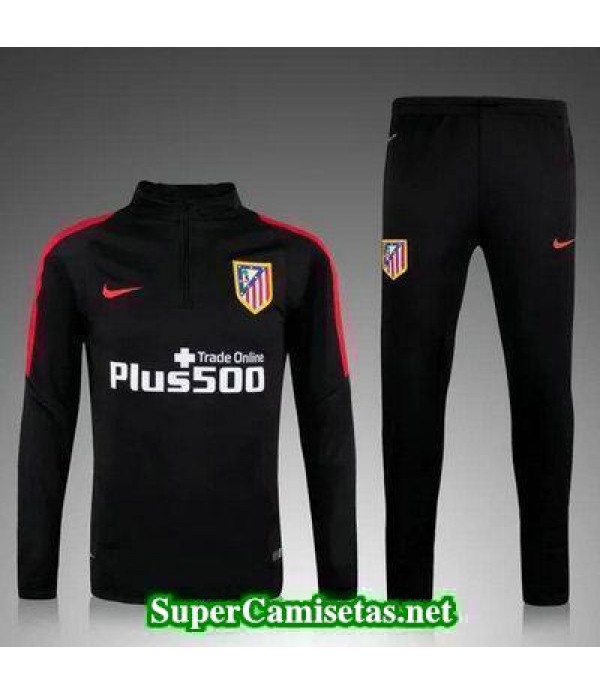 Camiseta entrenamiento Atletico de Madrid ML negro 2016 2017