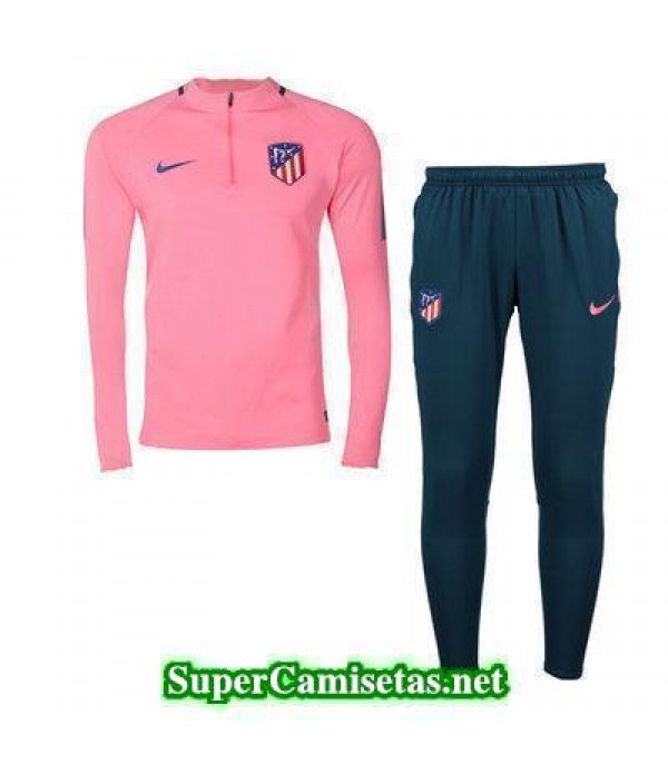 camiseta entrenamiento Atletico de Madrid ML Rosa 2017 2018