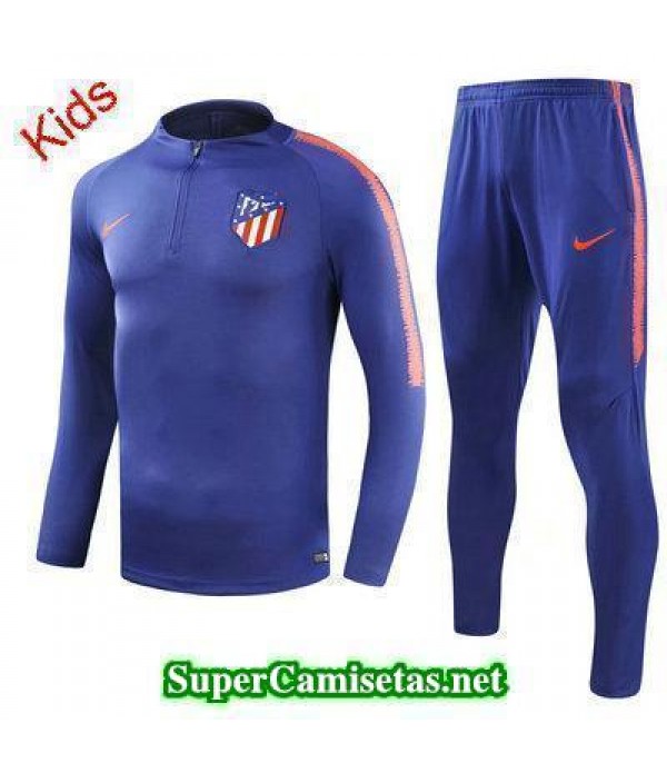Camiseta entrenamiento Atletico de Madrid Ninos ML Purpura 2018 2019