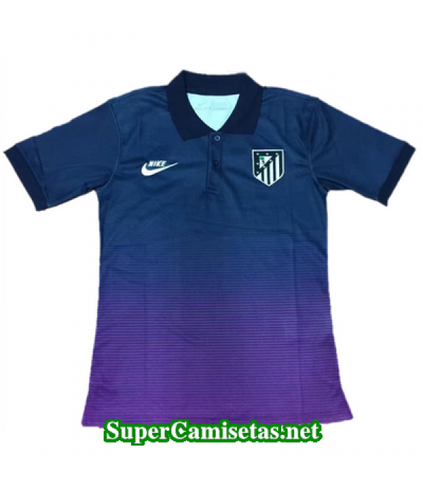 Camiseta polo Atletico de Madrid Azul oscuro 2017 2018