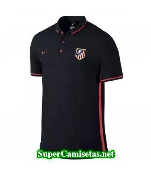 Camiseta polo Atletico de Madrid Negro 2016