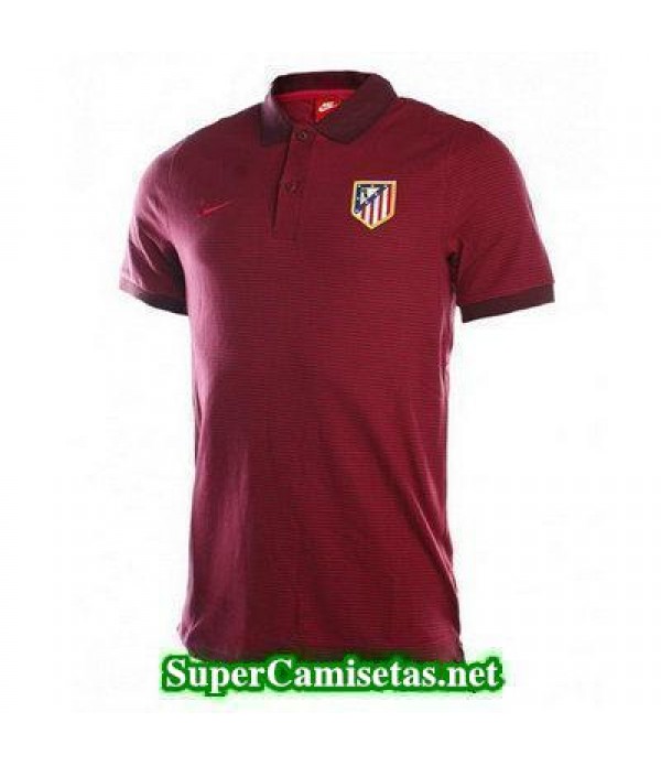 Camiseta polo Atletico de Madrid Rojo 2016 2017
