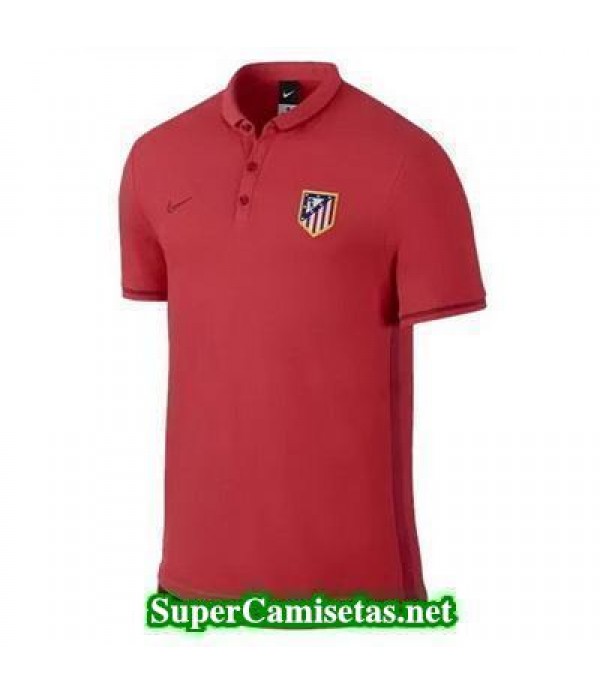 Camiseta polo Atletico de Madrid Rojo 2016