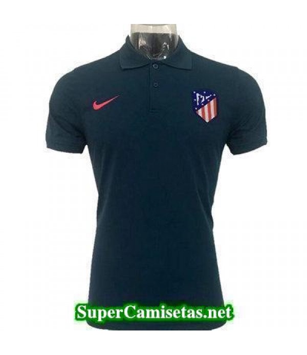 Camiseta polo Atletico de Madrid UCL Azul oscuro 2017 2018