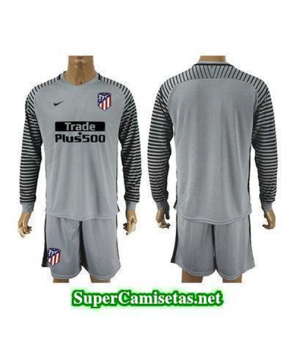 Portero Equipacion Camiseta Atletico de Madrid ML Gris 2017/18