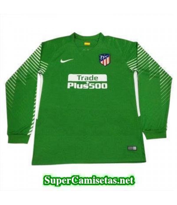 Portero Equipacion Camiseta Atletico de Madrid ML Verde 2017/18