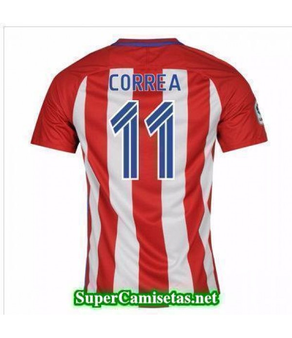 Primera Equipacion Camiseta Atletico de Madrid Correa 2016/17