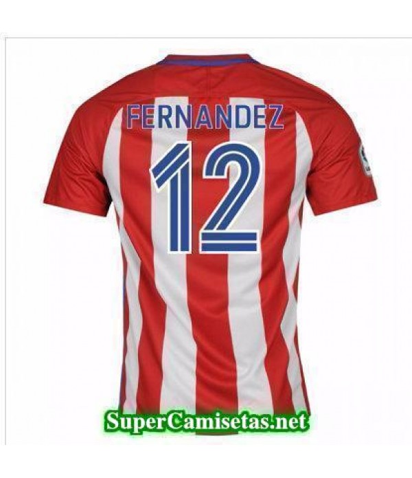 Primera Equipacion Camiseta Atletico de Madrid Fernandez 2016/17