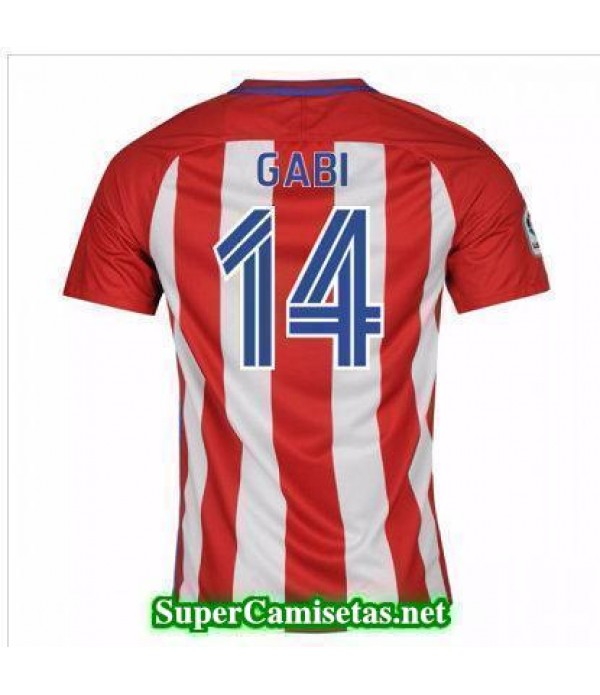 Primera Equipacion Camiseta Atletico de Madrid Gabi 2016/17