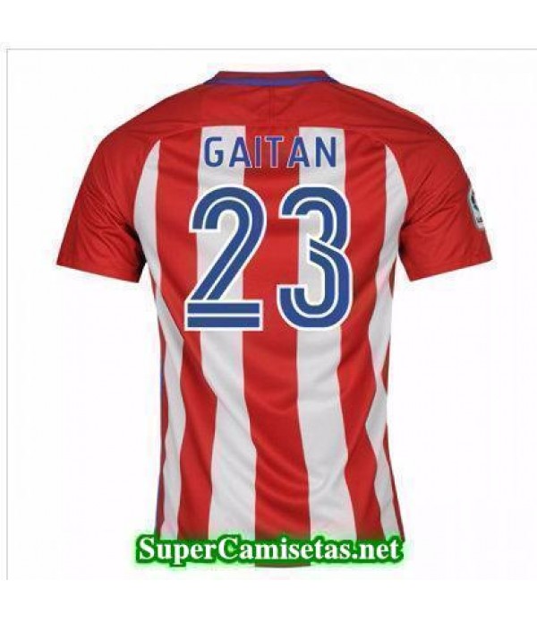Primera Equipacion Camiseta Atletico de Madrid Gaitan 2016/17