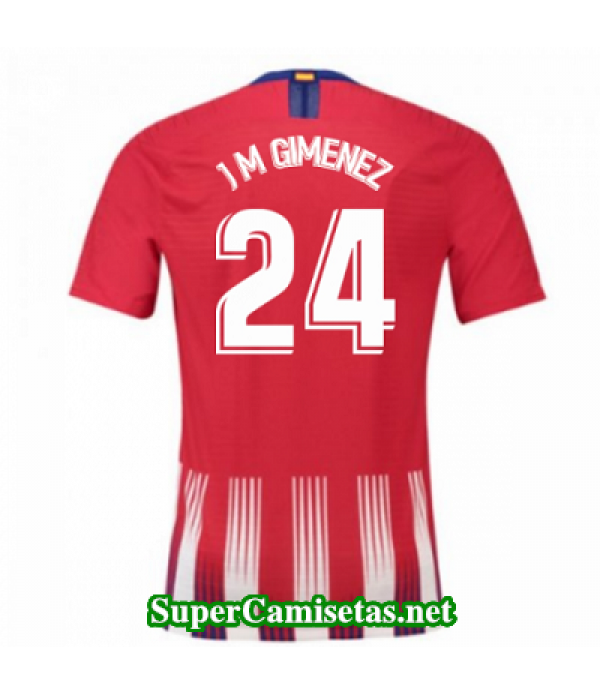 Primera Equipacion Camiseta Atletico de Madrid J M Gimenez 2018/19