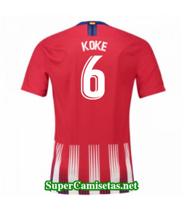 Primera Equipacion Camiseta Atletico de Madrid Koke 2018/19