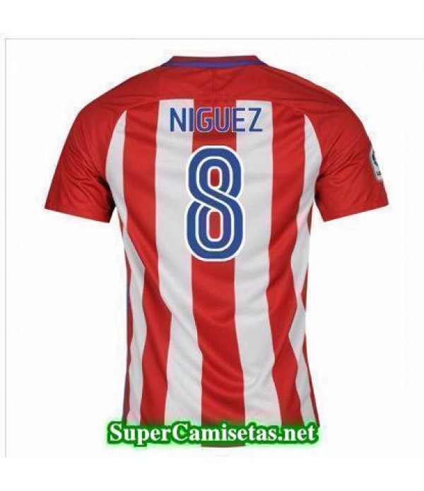 Primera Equipacion Camiseta Atletico de Madrid Niguez 2016/17