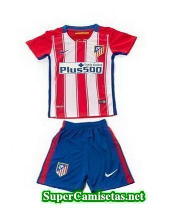 Primera Equipacion Camiseta Atletico de Madrid Ninos 2015/16