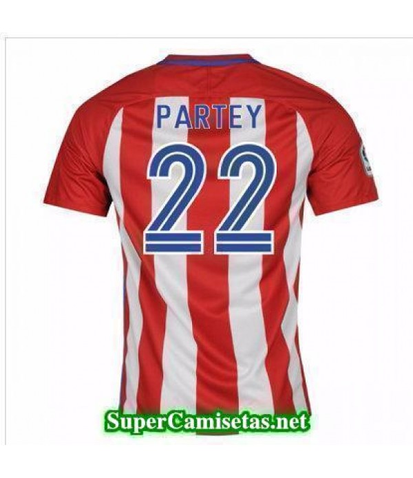 Primera Equipacion Camiseta Atletico de Madrid Partey 2016/17