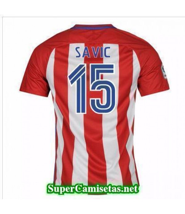 Primera Equipacion Camiseta Atletico de Madrid Savic 2016/17