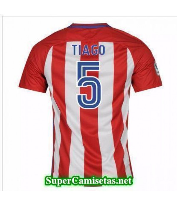 Primera Equipacion Camiseta Atletico de Madrid Tiago 2016/17