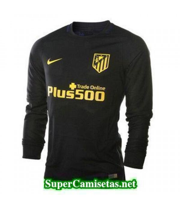 Segunda Equipacion Camiseta Atletico de Madrid Manga Larga 2016/17
